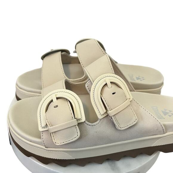 Cougar Pepa Slip On Platform Sandals Size 8 EU 38.5 Oyster Off White Womens NEW - Picture 4 of 9